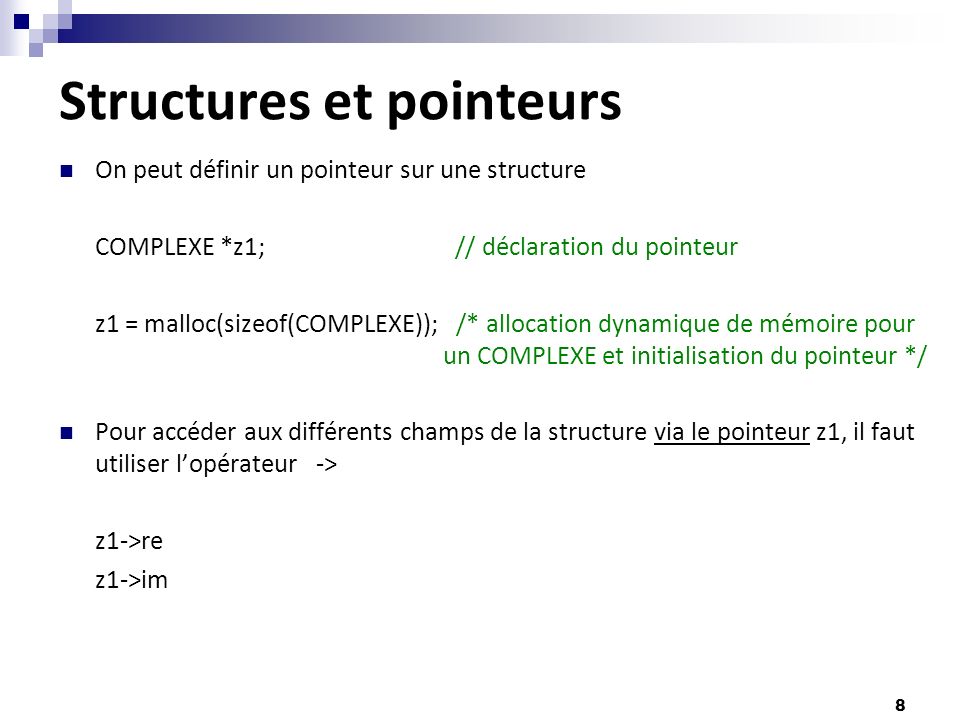 Cours De Langage C Les Structures Ppt T L Charger